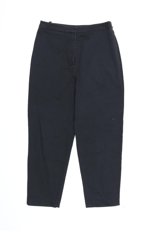 Anne Brooks Womens Black   Trousers  Size 10 L22 in