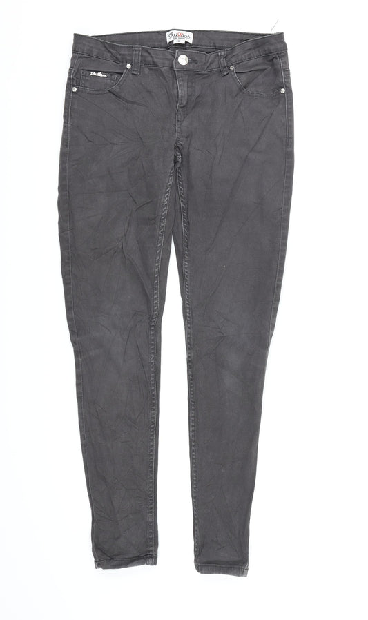 Preworn Womens Grey  Denim Skinny Jeans Size S L28 in