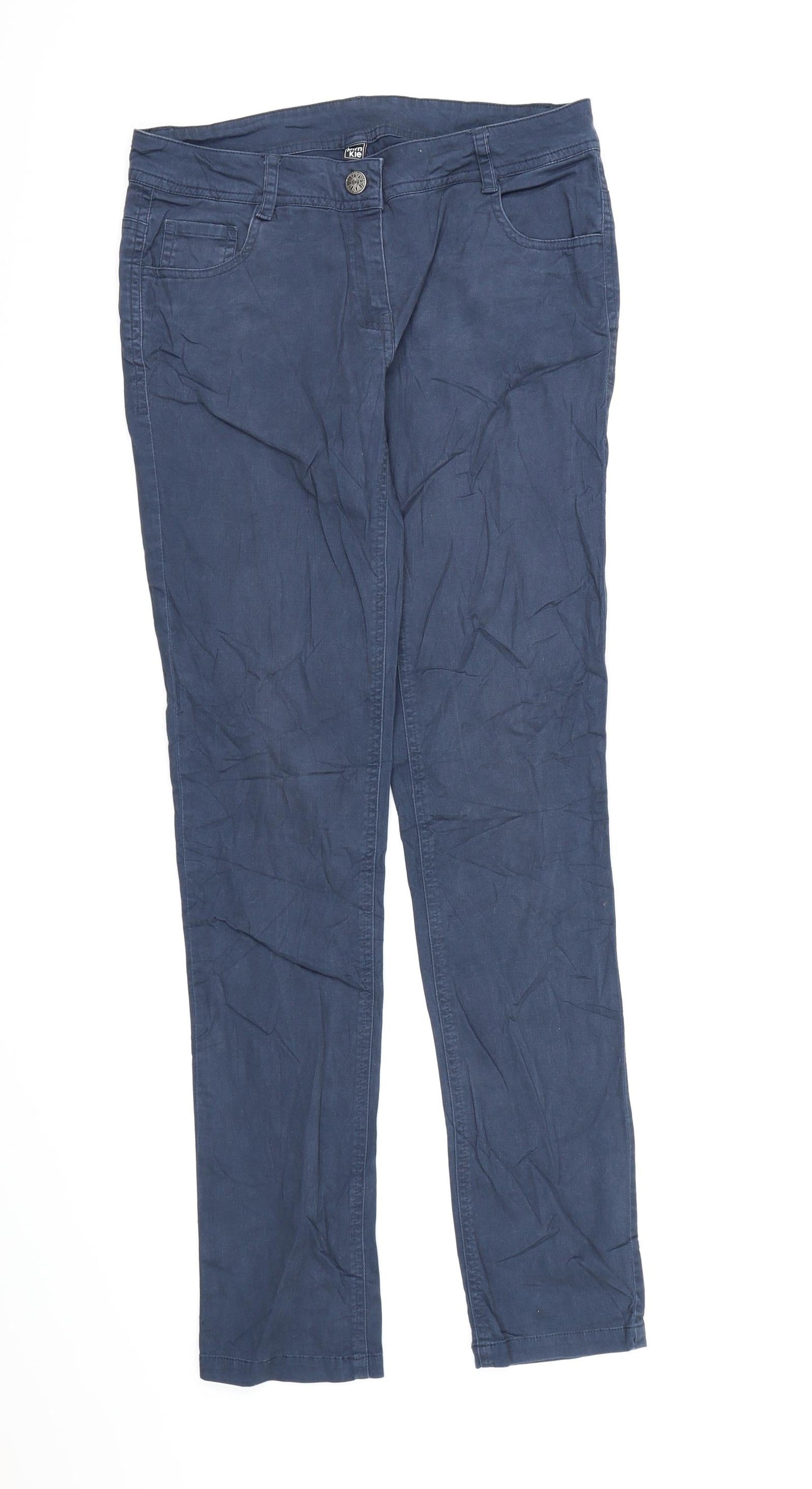 Pimkie Womens Blue  Denim Straight Jeans Size 6 L30 in