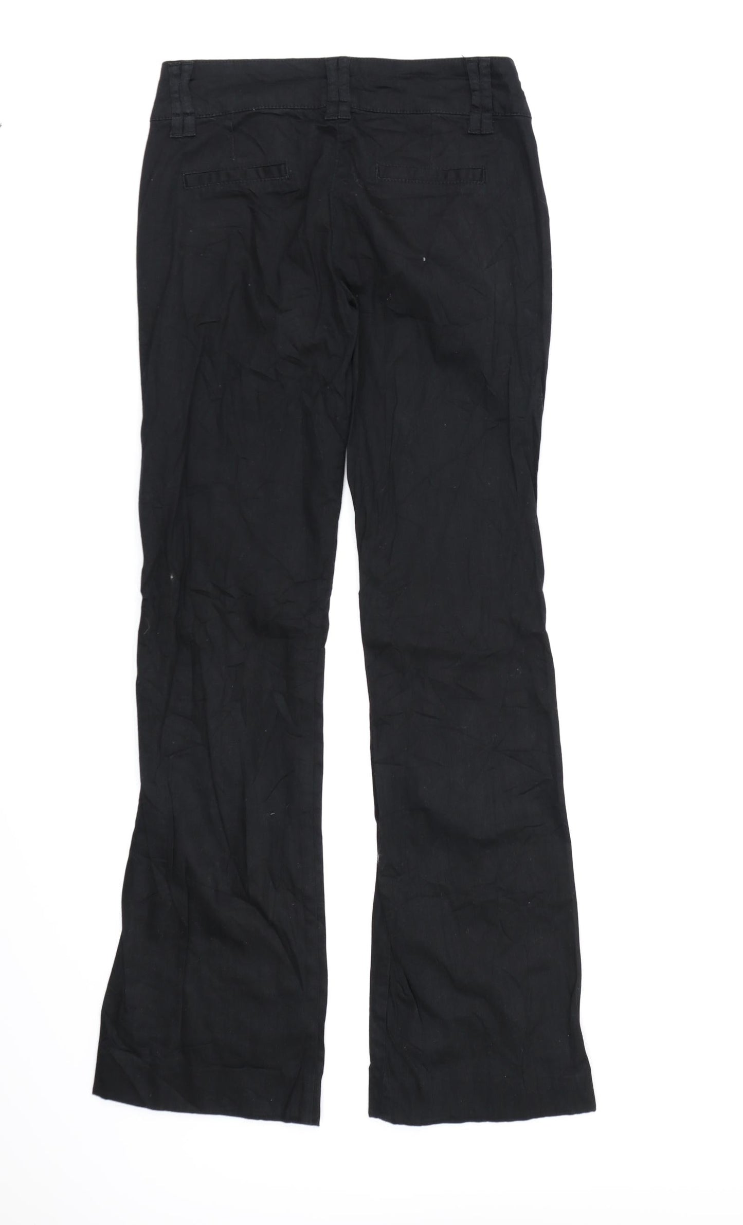 Preworn Womens Black  Denim Bootcut Jeans Size 6 L30 in