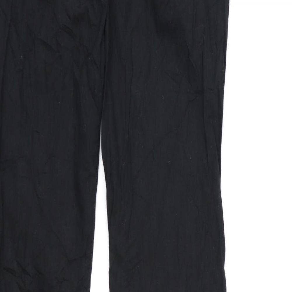 Preworn Womens Black  Denim Bootcut Jeans Size 6 L30 in