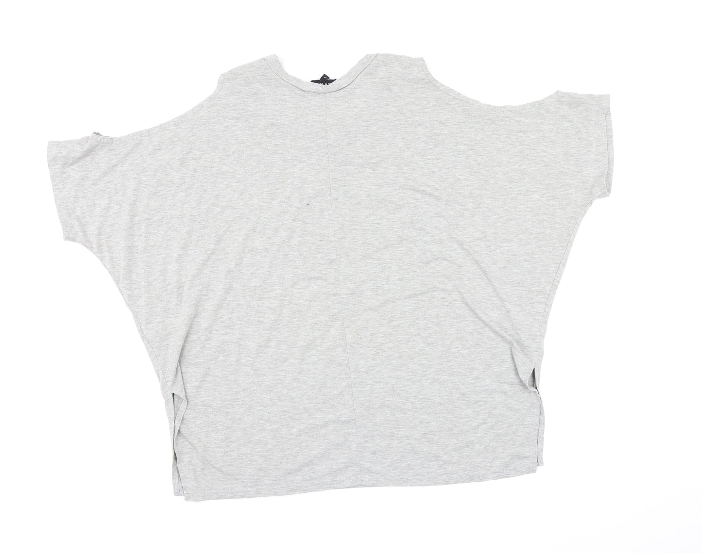 New Look Womens Grey   Basic Blouse Size 14