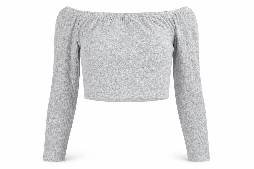 PRETTYLITTLETHING Womens Grey  Knit Pullover Jumper Size 12