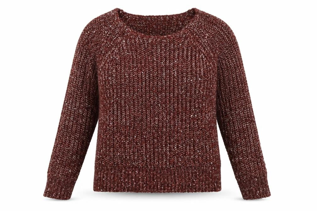 M&Co Womens Brown  Knit Pullover Jumper Size M