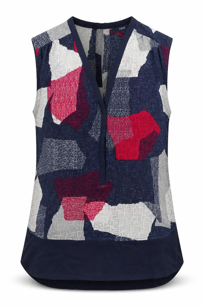 NEXT Womens Multicoloured   Basic Blouse Size 8