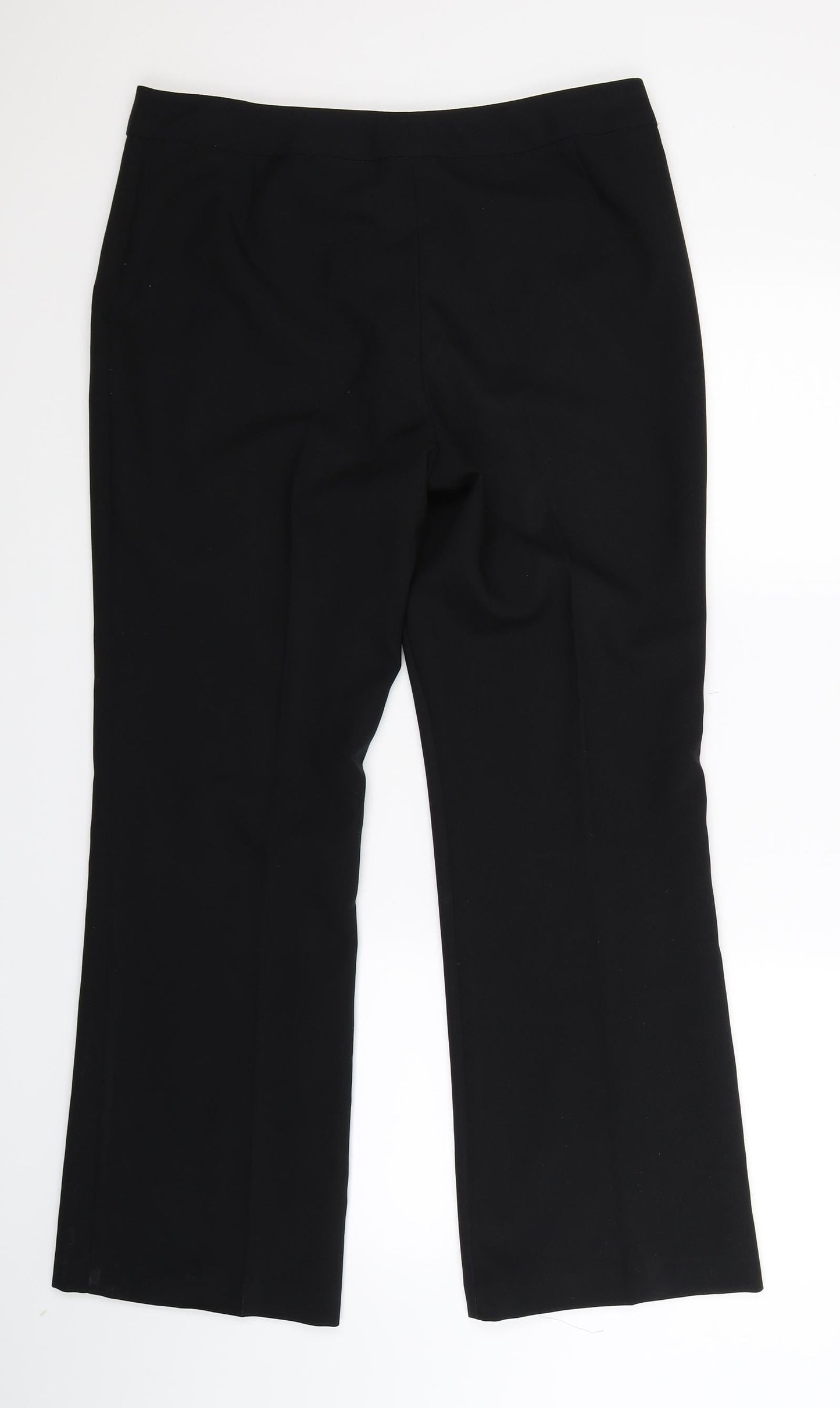 Marks and Spencer Womens Black   Dress Pants Trousers Size 14 L29 in