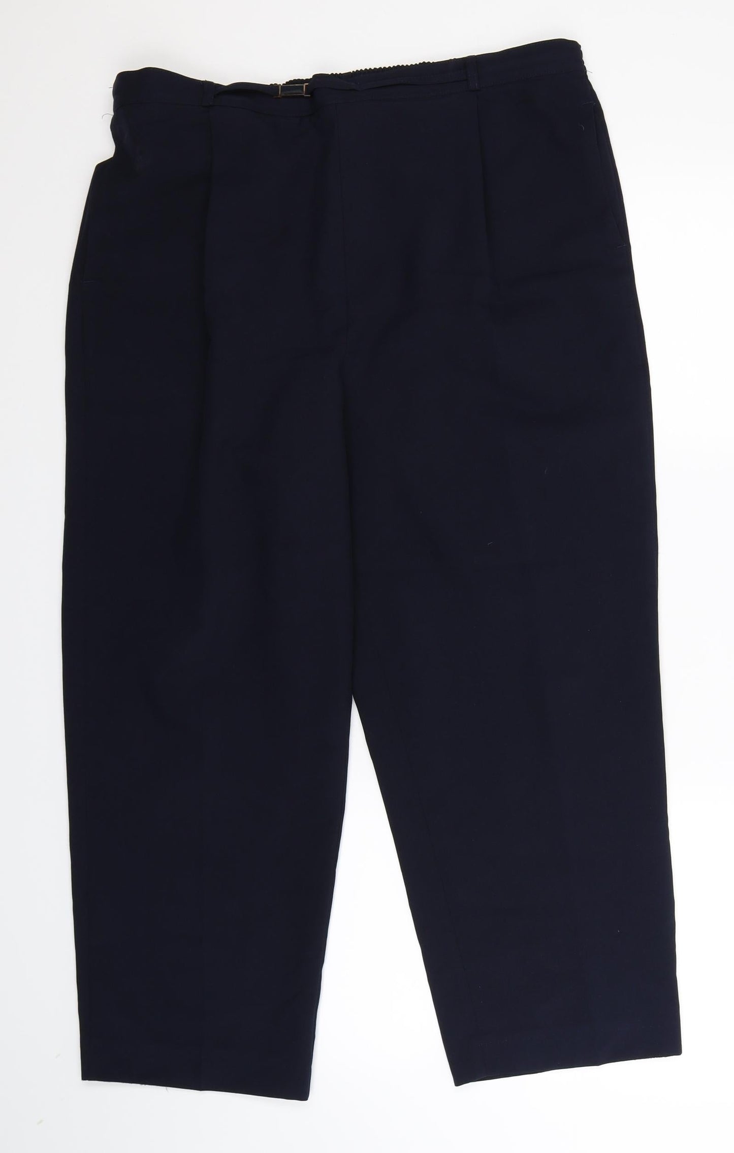 BM Womens Blue   Trousers  Size 14 L25 in