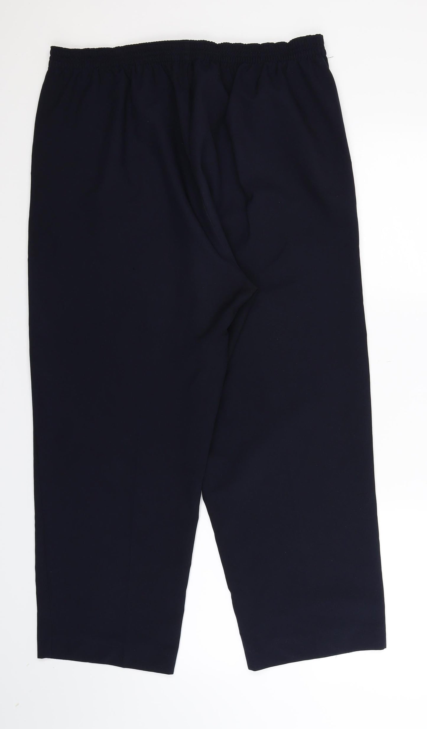 BM Womens Blue   Trousers  Size 14 L25 in