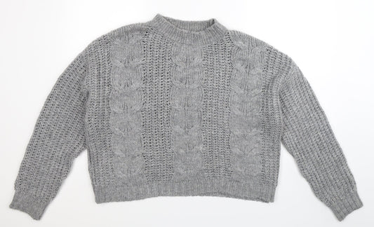 Primark Womens Grey  Knit Pullover Jumper Size 20