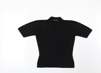 Preloved BHS Womens Black   Pullover Jumper Size 10 - Front