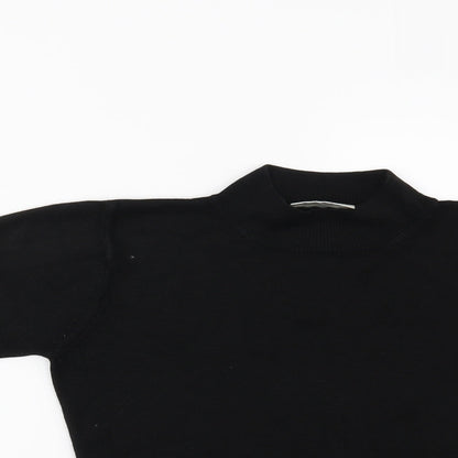 Preloved BHS Womens Black   Pullover Jumper Size 10 - Detail