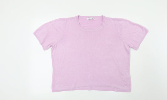 Marks and Spencer Womens Purple   Pullover Jumper Size 18