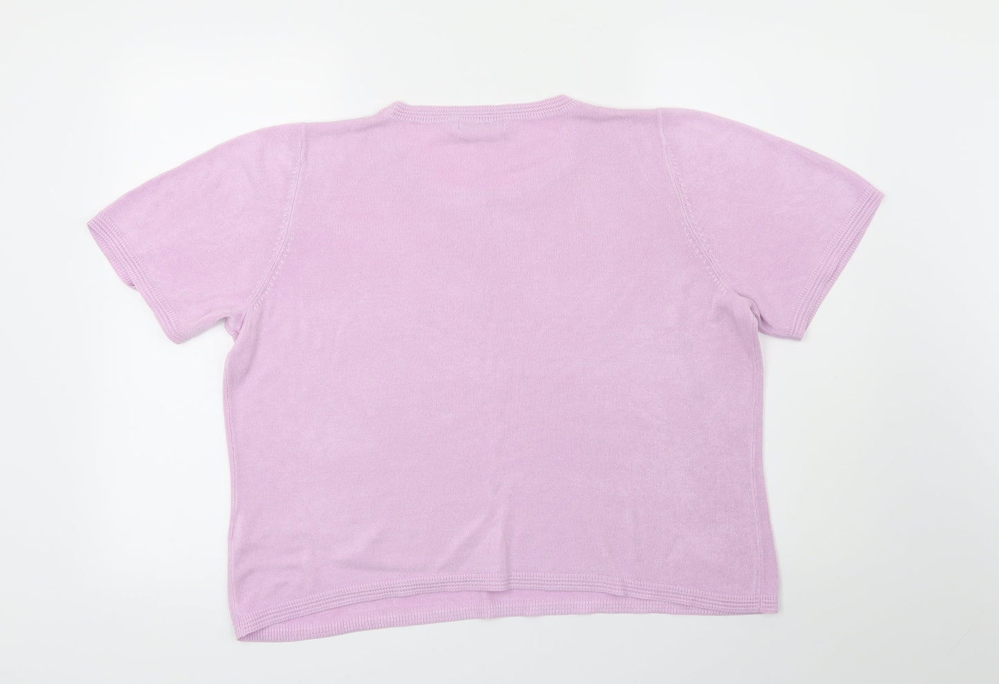 Marks and Spencer Womens Purple   Pullover Jumper Size 18