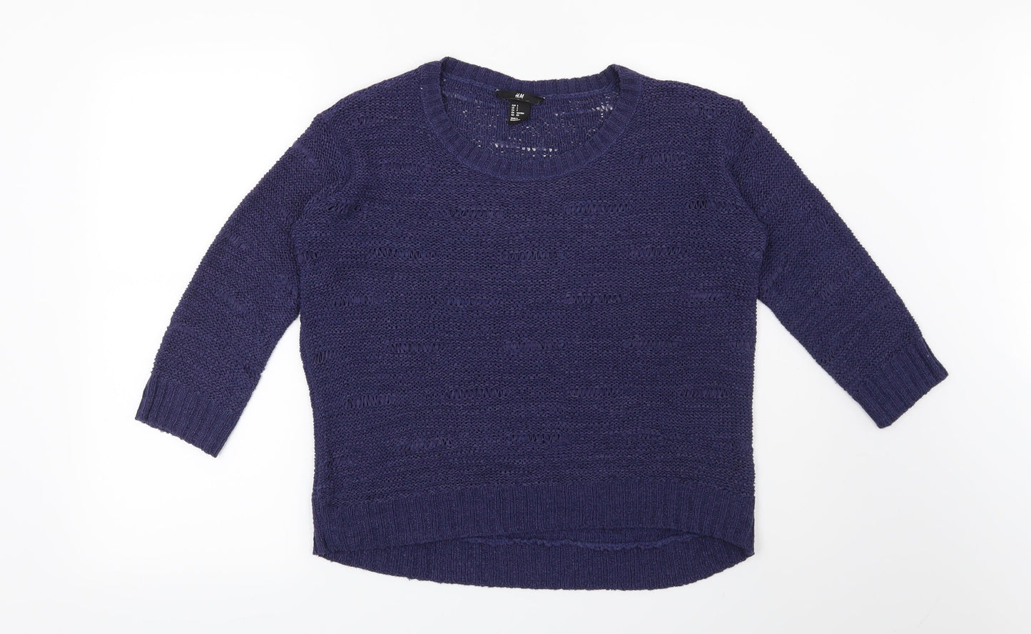 H&M Womens Blue   Pullover Jumper Size S