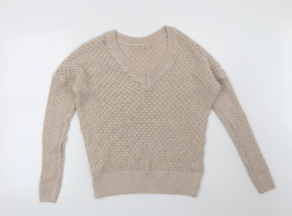 Preloved NEXT Womens Beige   Pullover Jumper Size S - Front