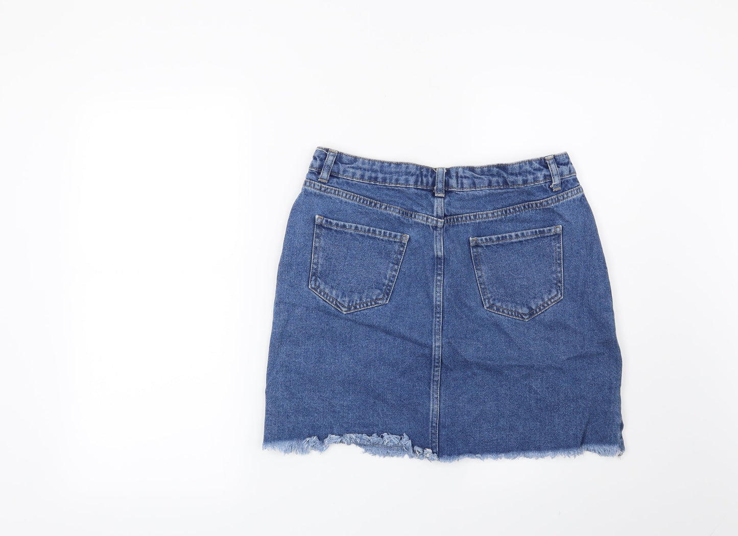 Preworn Womens Blue   Mini Skirt Size 12