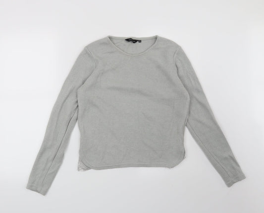 New Look Womens Grey   Pullover Sweatshirt Size 8