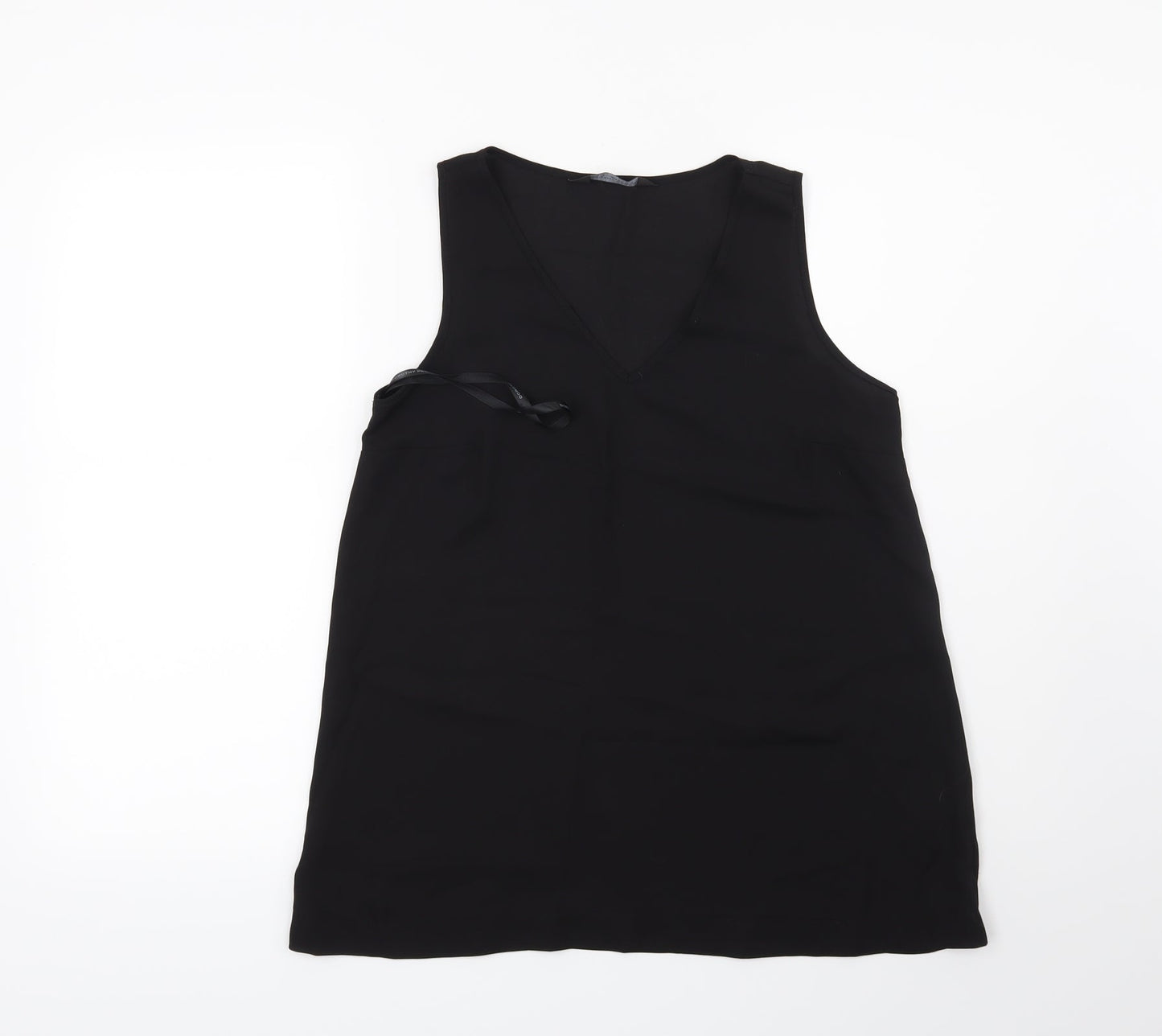 Dorothy Perkins Womens Black   Basic Blouse Size 8