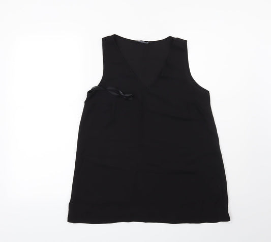 Dorothy Perkins Womens Black   Basic Blouse Size 8