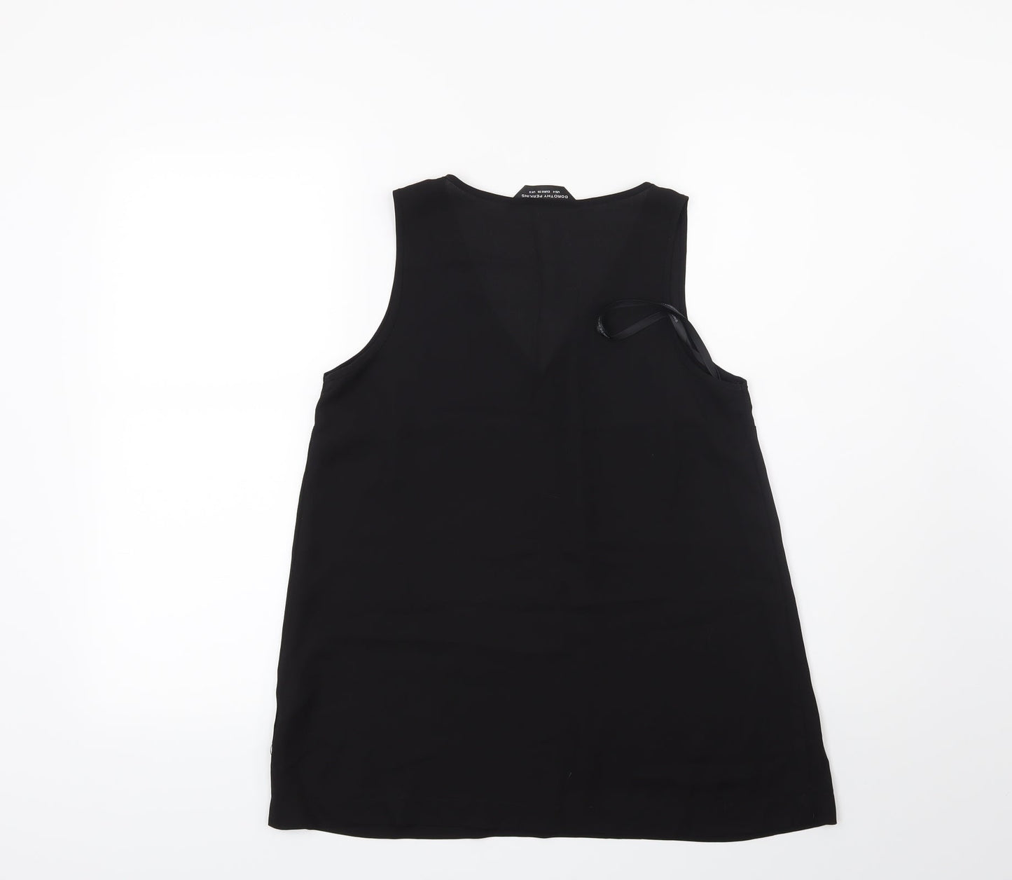 Dorothy Perkins Womens Black   Basic Blouse Size 8