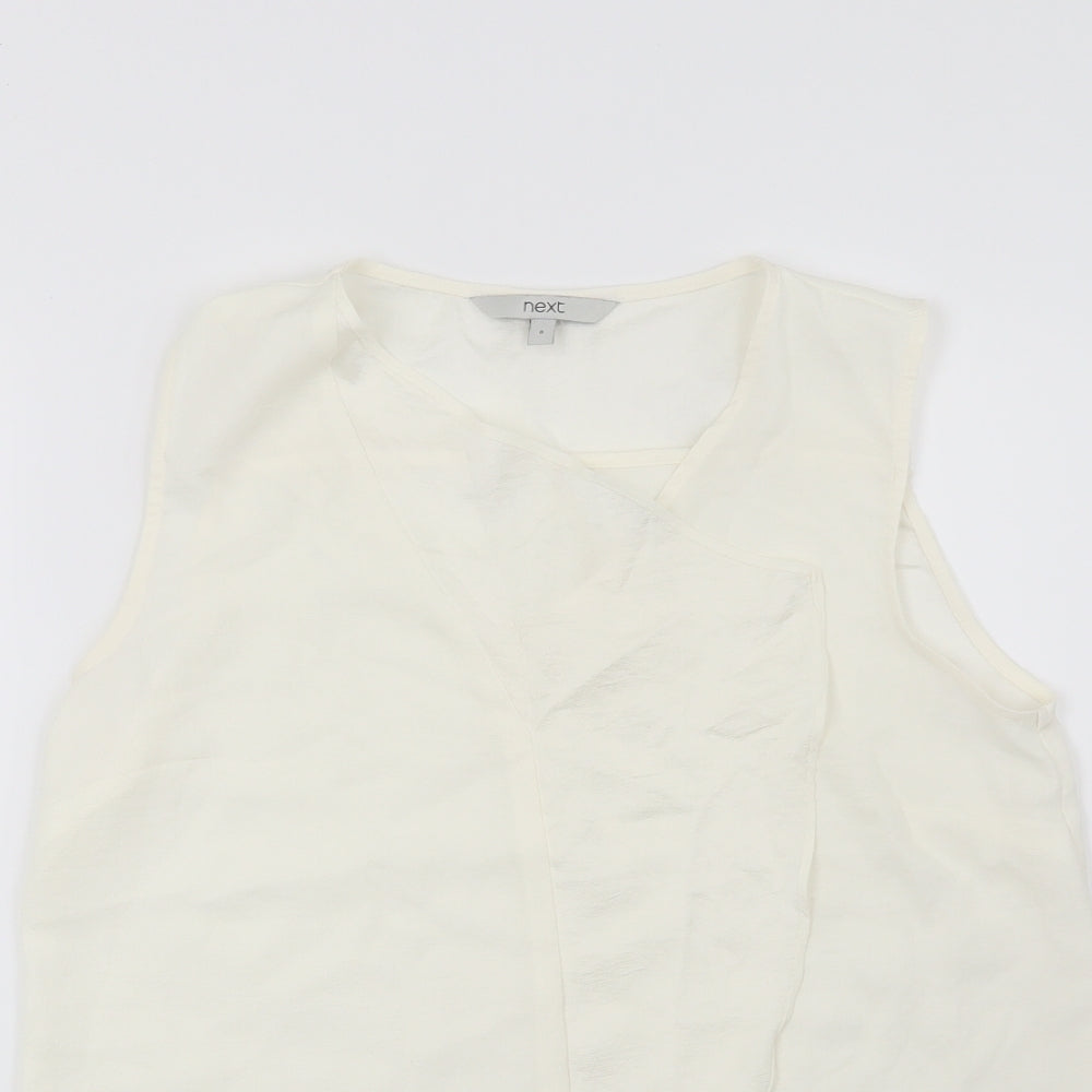 NEXT Womens Beige   Basic Blouse Size 8