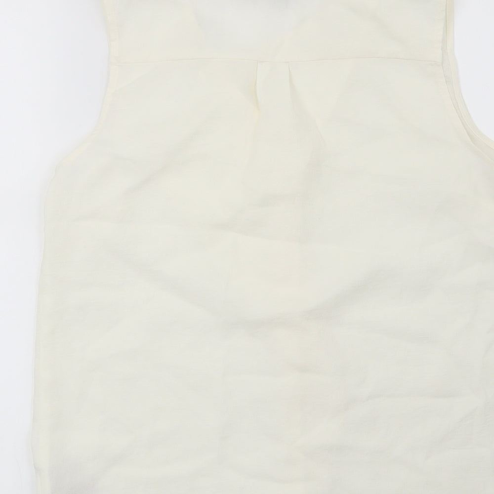 NEXT Womens Beige   Basic Blouse Size 8