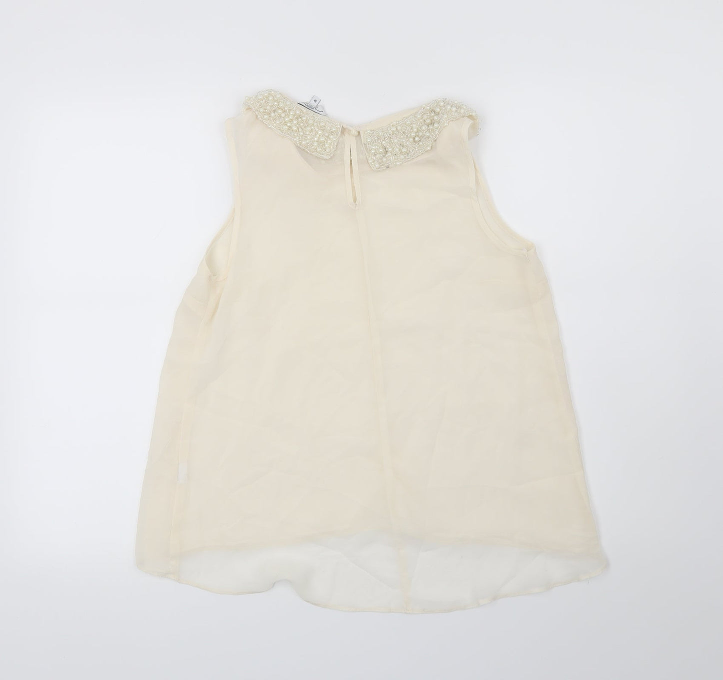 New Look Womens Beige   Basic Blouse Size 10