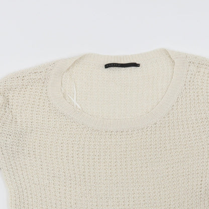 Preloved Crafted Womens Beige   Pullover Jumper Size 10 - Detail