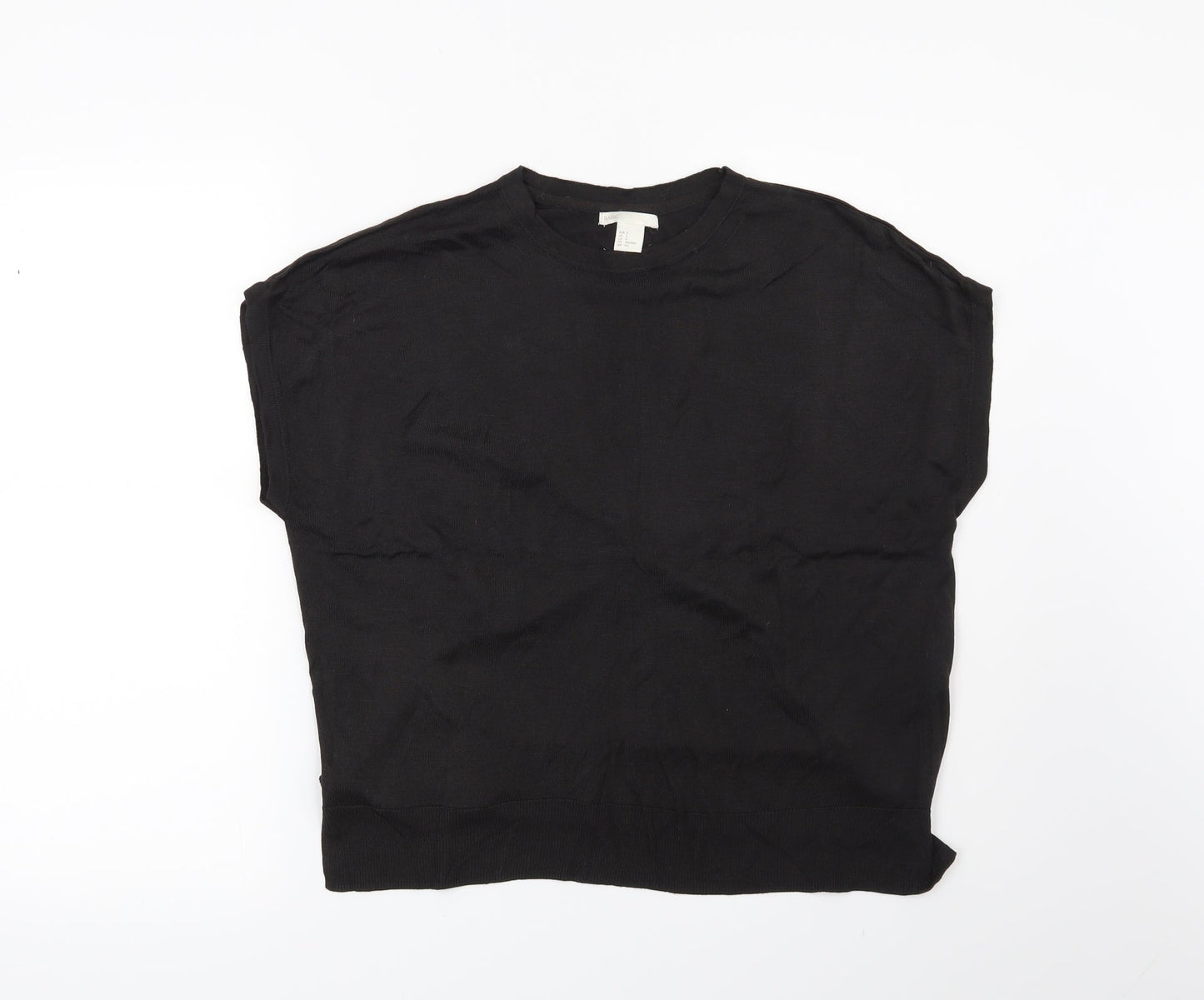 H&M Womens Black   Pullover Jumper Size S