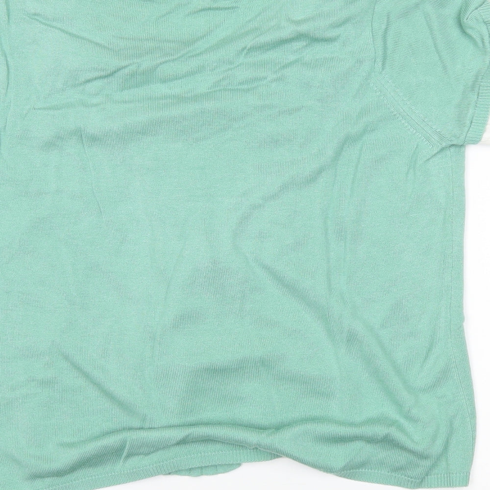 M&S Womens Green   Tunic Jumper Size 14