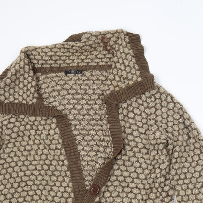 Preloved BM Womens Brown   Cardigan Jumper Size XL - Detail
