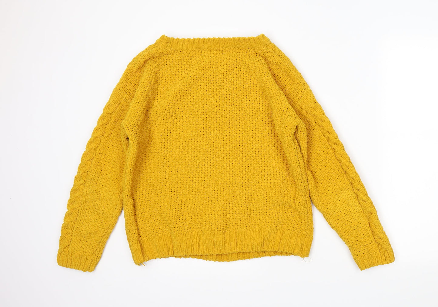 Primark Womens Yellow   Pullover Jumper Size XS