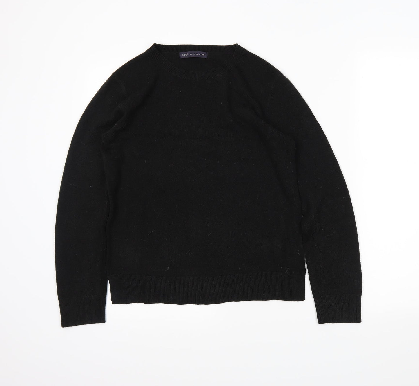 M&S Womens Black   Tunic Jumper Size 8