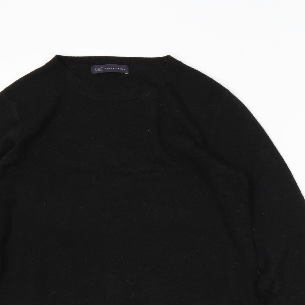 M&S Womens Black   Tunic Jumper Size 8
