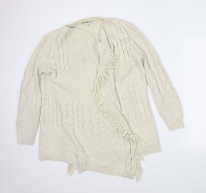 Preloved NEXT Womens Beige   Wrap Jumper Size M - Front
