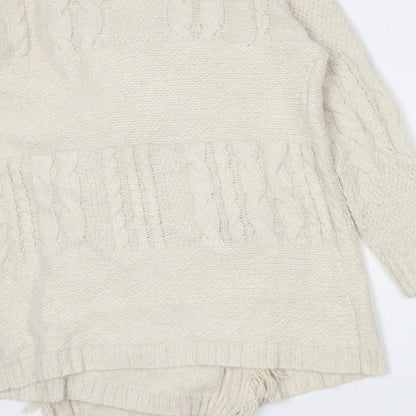 Preloved NEXT Womens Beige   Wrap Jumper Size M - Label