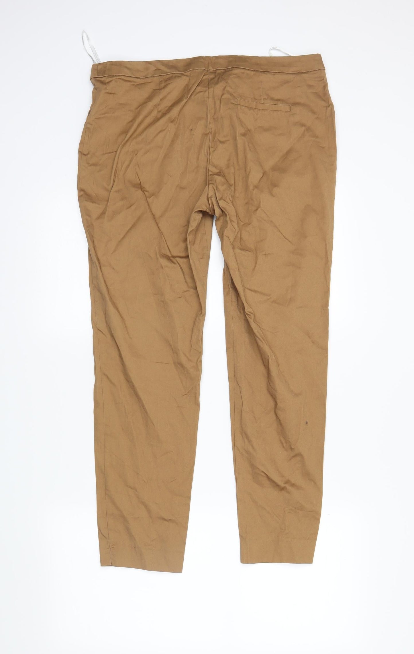 Dorothy Perkins Womens Brown   Trousers  Size 14 L27 in
