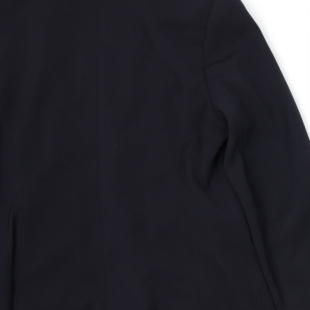 AMARANTO Womens Blue   Jacket Blazer Size 14