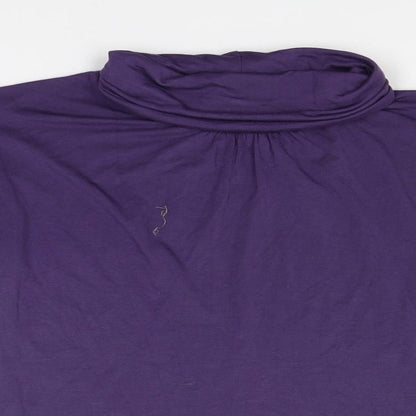 Preloved Text Womens Purple   Pullover Jumper Size S - Detail