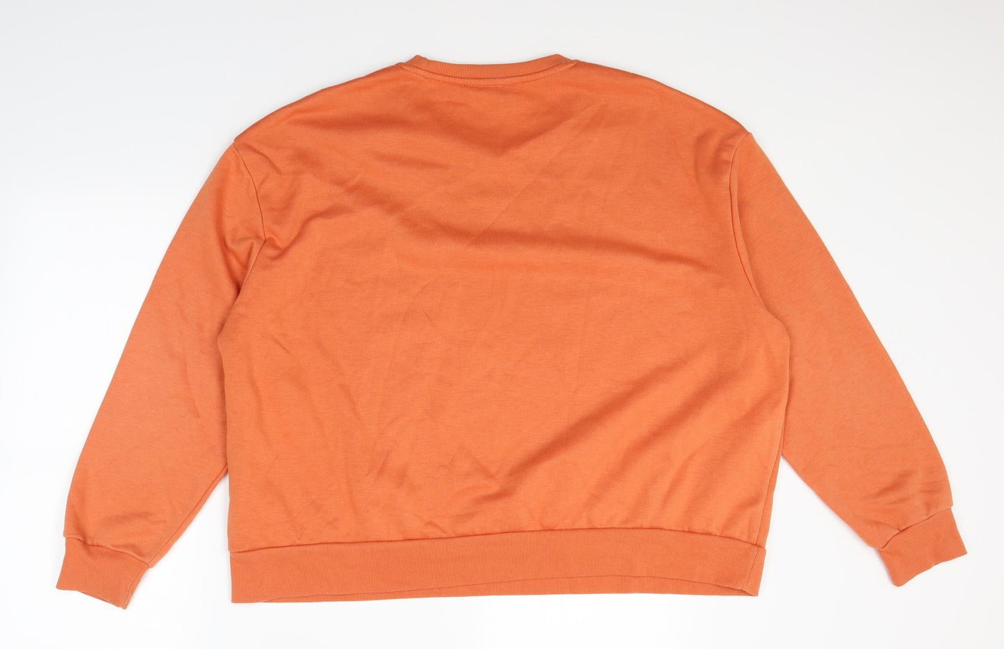 Primark Womens Orange   Pullover Jumper Size 18  - go with the flow