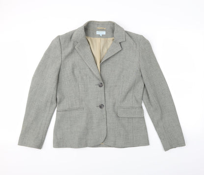 Preloved Atmosphere Womens Grey   Jacket Suit Jacket Size 16 - Front