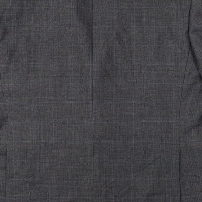 Preloved Alfred Brown Mens Green Check  Jacket Suit Jacket Size M - Label