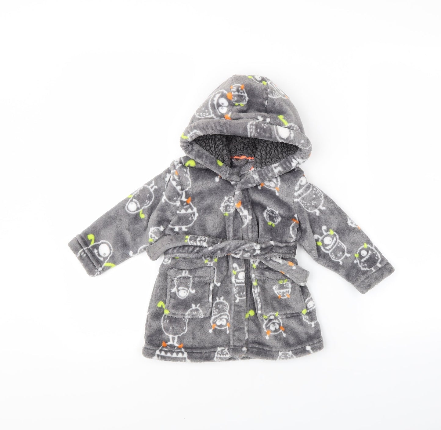 Preworn  Grey    Gown Size 9-12 Months  - Alien