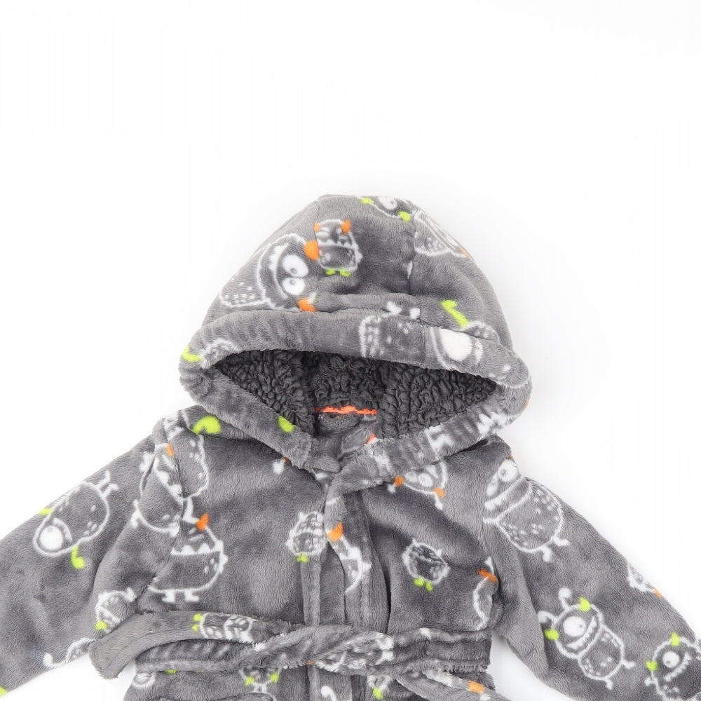 Preworn  Grey    Gown Size 9-12 Months  - Alien