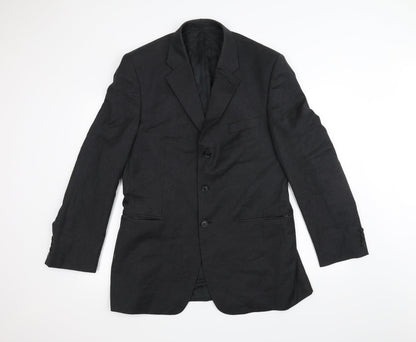 Preloved AUSTEN REED Mens Black   Jacket Suit Jacket Size 42 - Front