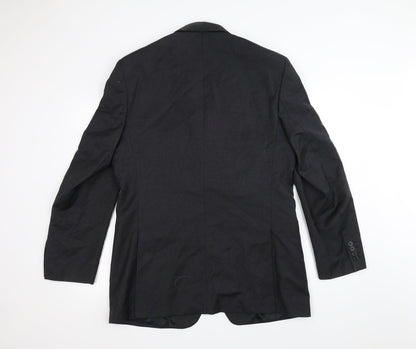 Preloved AUSTEN REED Mens Black   Jacket Suit Jacket Size 42 - Back