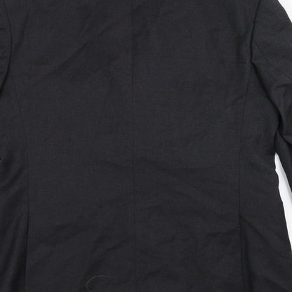 Preloved AUSTEN REED Mens Black   Jacket Suit Jacket Size 42 - Label