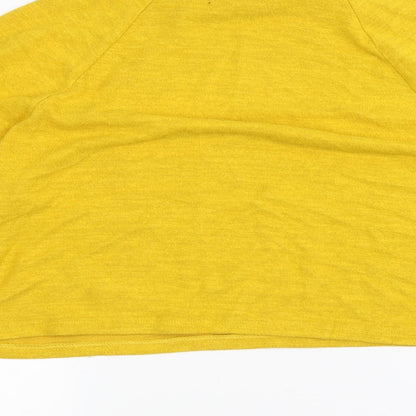 Preloved H&M Womens Yellow   Pullover Jumper Size M - Label