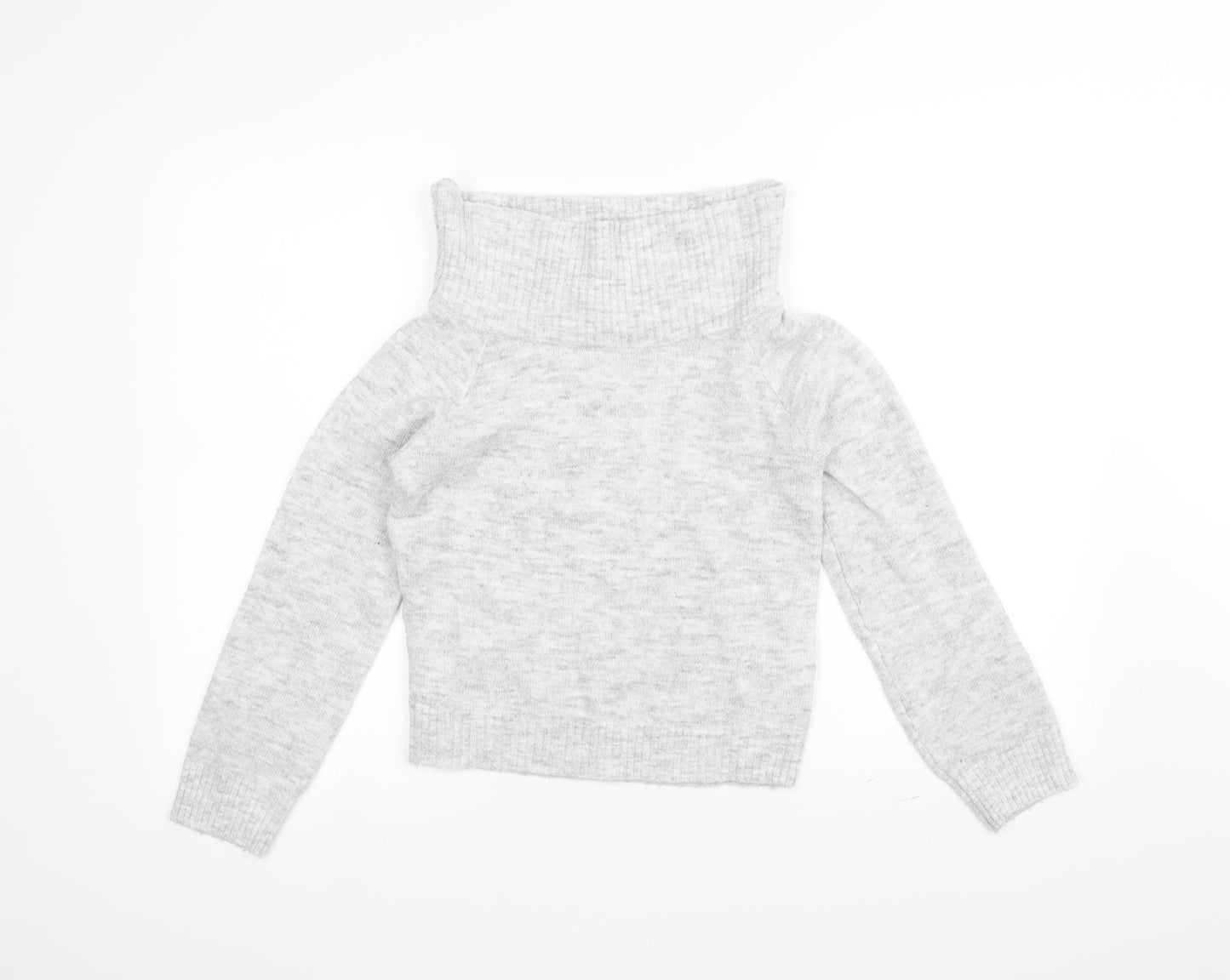 H&M Girls Grey   Pullover Jumper Size 9-10 Years