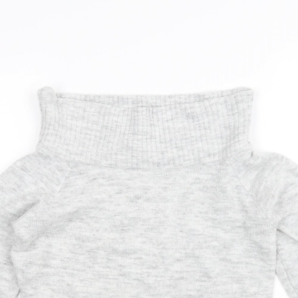 H&M Girls Grey   Pullover Jumper Size 9-10 Years